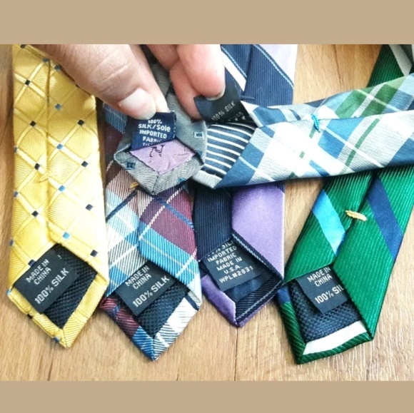 Nautica Mens Neckties Lot of 6 100% SILK Ties - Picture 6 of 6